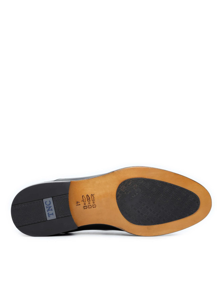 Tamer Tanca Erkek Hakiki Deri Siyah Bufalo Klasik Ayakkabı Tamer Tanca Erkek Hakiki Deri Siyah Bufalo Klasik Ayakkabı