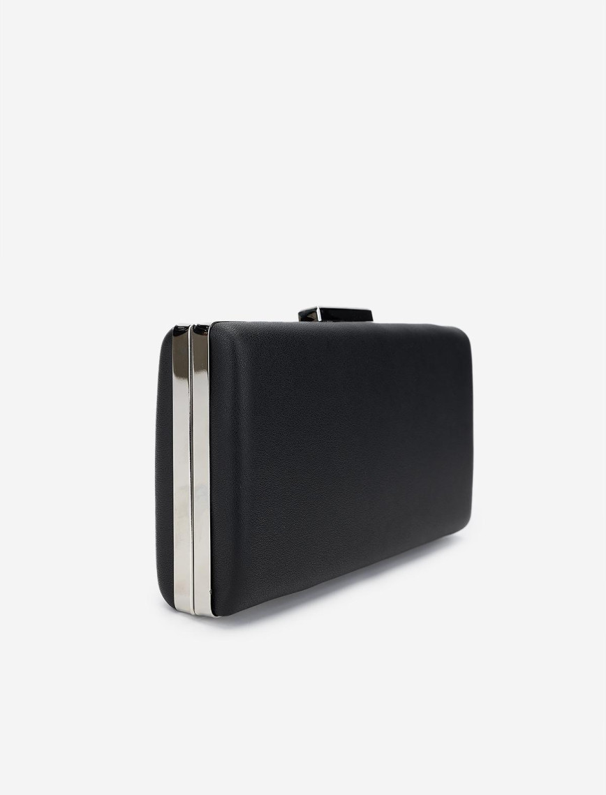 Valmenti Kadın Vegan Siyah Deri Abiye Çanta Valmenti Kadın Vegan Siyah Deri Abiye Çanta