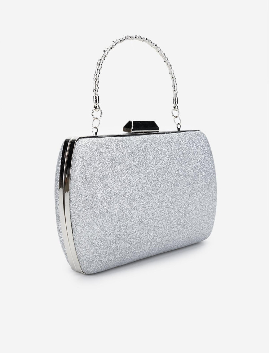 Valmenti Kadın Vegan Gri Abiye Çanta Valmenti Kadın Vegan Gri Abiye Çanta