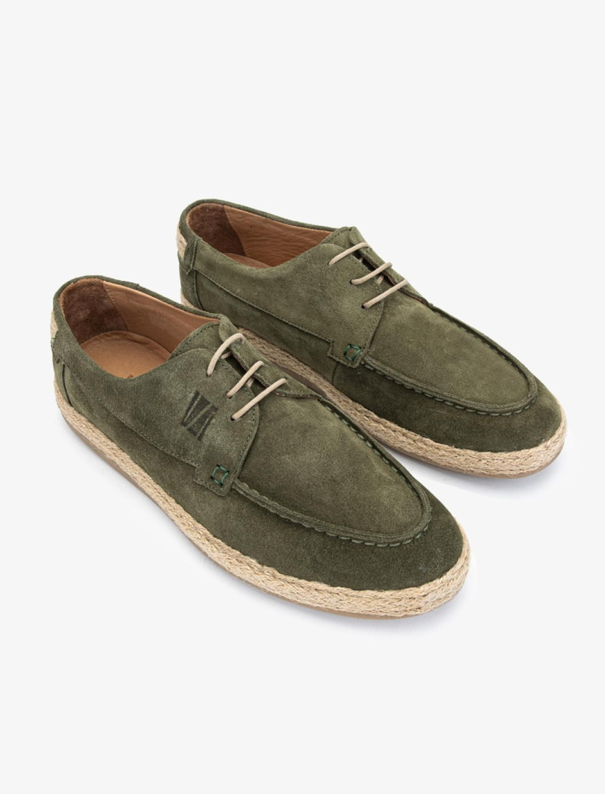 Valmenti Marita Erkek Yeşil Süet Hakiki Deri Casual Ayakkabı