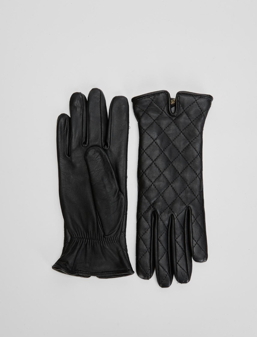 Valmenti Kadın Siyah Hakiki Deri Eldiven Valmenti Kadın Siyah Hakiki Deri Eldiven