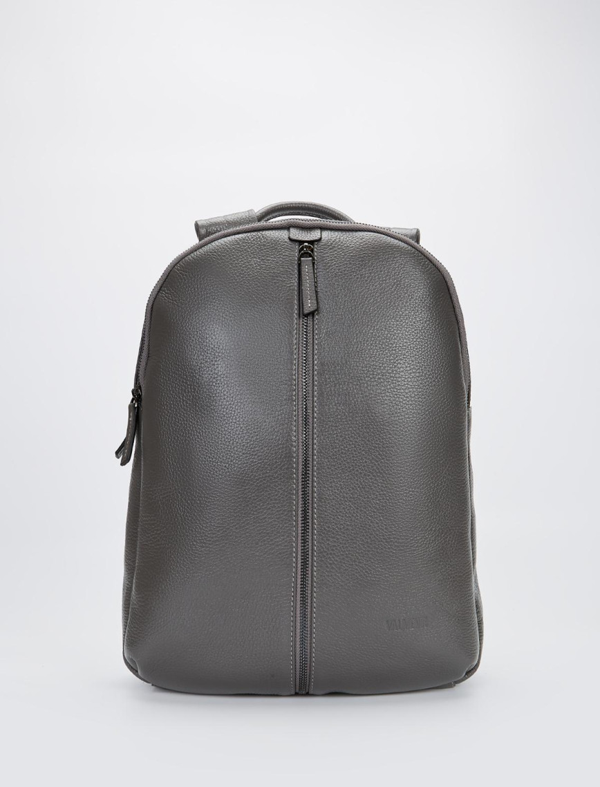 Valmenti Unisex Gri Hakiki Deri Sırt Çantası Valmenti Unisex Gri Hakiki Deri Sırt Çantası