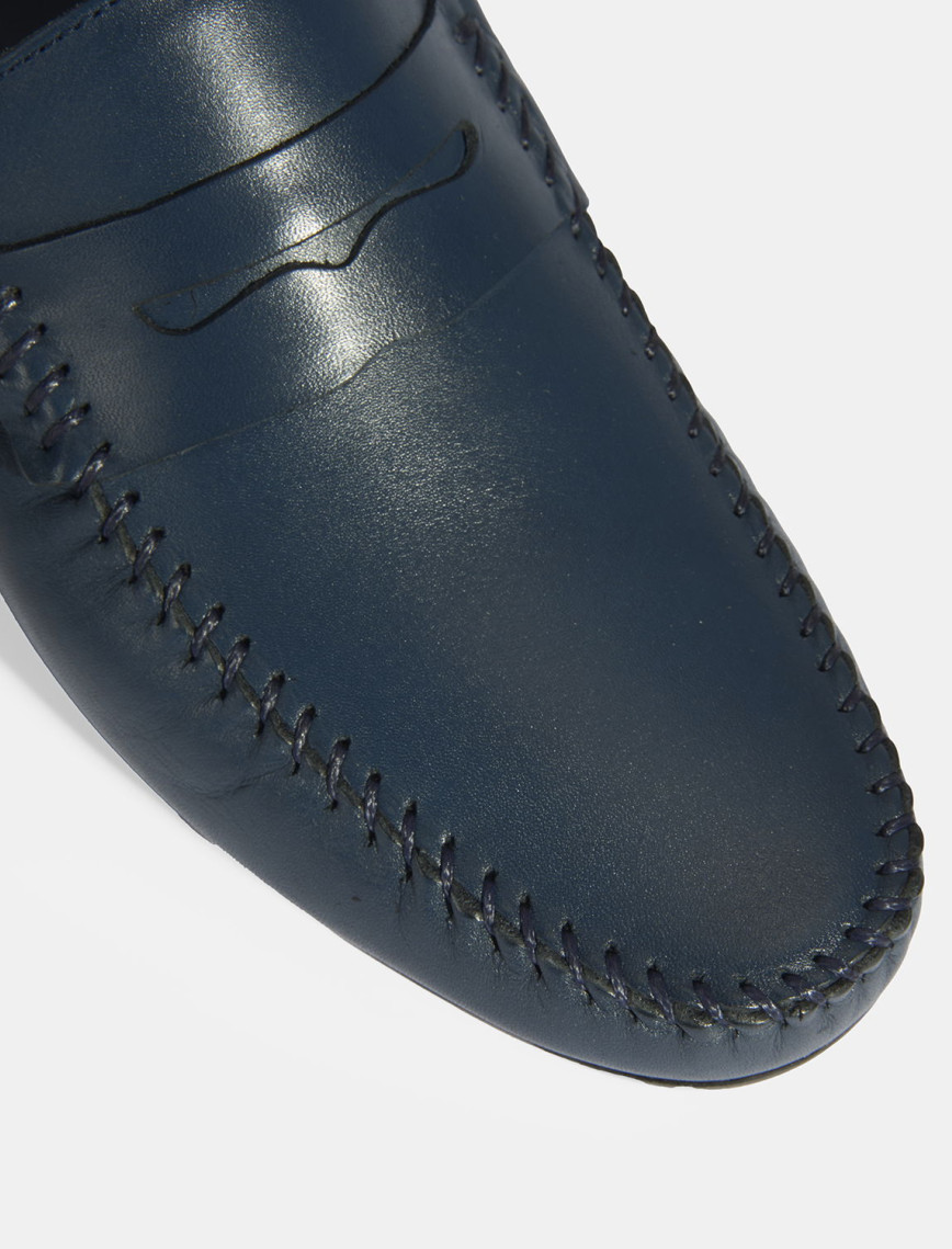 Jovian Lacivert Erkek Deri Slip-On Loafer Jovian Lacivert Erkek Deri Slip-On Loafer