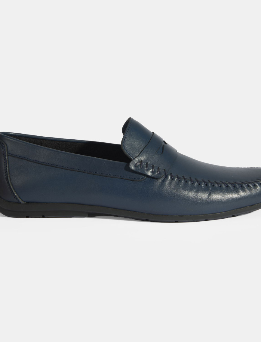 Jovian Lacivert Erkek Deri Slip-On Loafer Jovian Lacivert Erkek Deri Slip-On Loafer