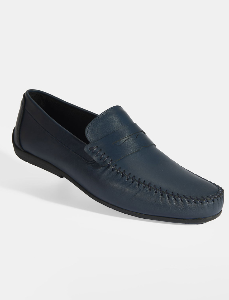 Jovian Lacivert Erkek Deri Slip-On Loafer Jovian Lacivert Erkek Deri Slip-On Loafer