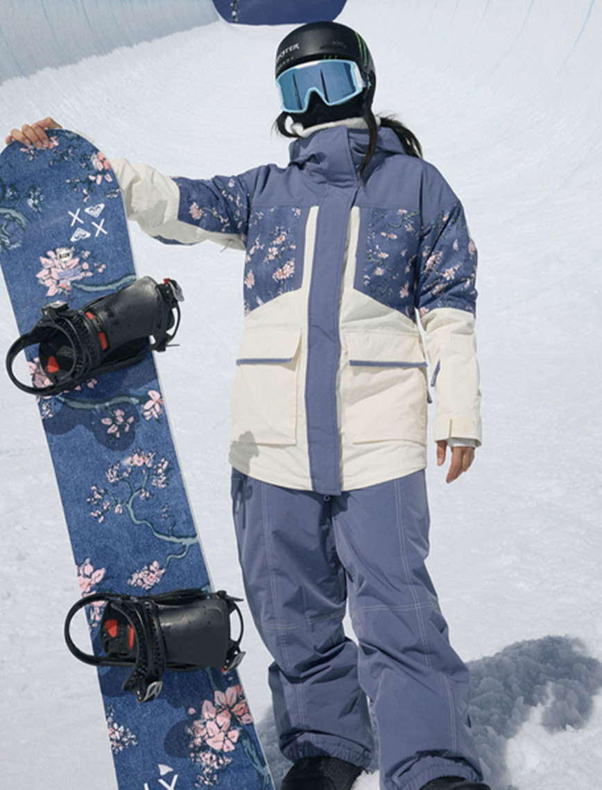 Roxy Chloe Kim Parka Jk Kadın Snowboard Ceketi Roxy Chloe Kim Parka Jk Kadın Snowboard Ceketi