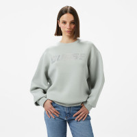 Guess Cecilia Eco Soft Tech Scuba 340 Kadın Yeşil Sweatshirt Guess Cecilia Eco Soft Tech Scuba 340 Kadın Yeşil Sweatshirt