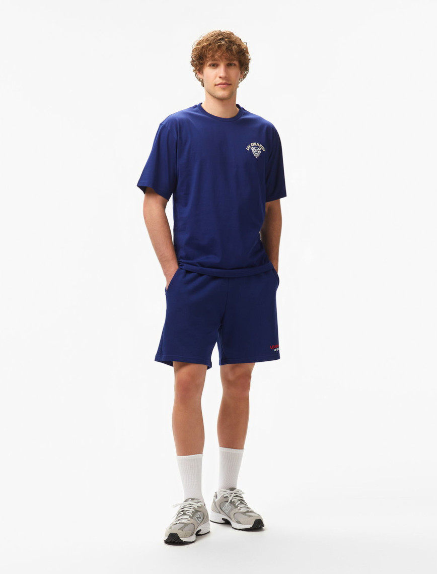 Les Benjamins Relaxed 034 Erkek Lacivert T-Shirt Les Benjamins Relaxed 034 Erkek Lacivert T-Shirt