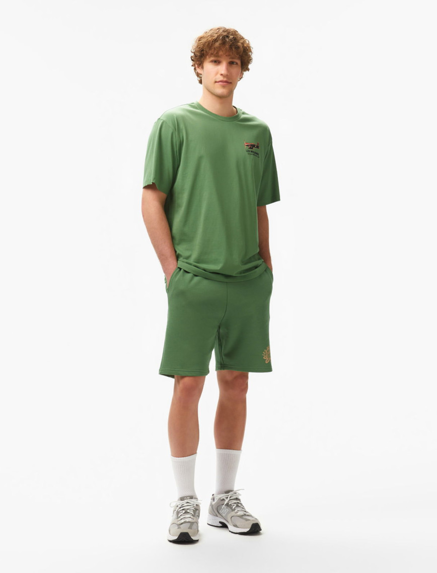 Les Benjamins Relaxed 002 Erkek Yeşil T-Shirt Les Benjamins Relaxed 002 Erkek Yeşil T-Shirt