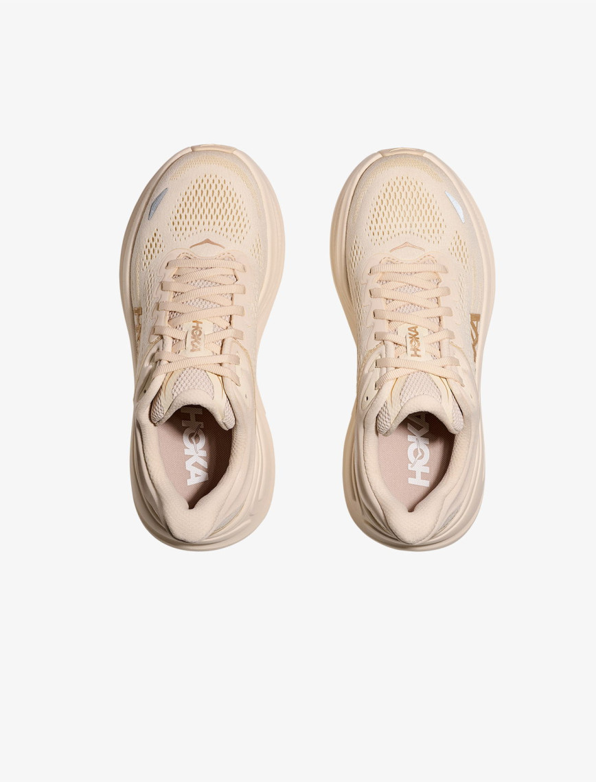 Hoka Bondi 9 Kadın Krem Yol Koşu Ayakkabısı