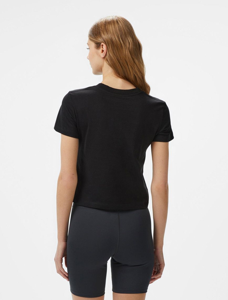 Calvin Klein Front Photo Graphic Baby Kadın Siyah T-Shirt Calvin Klein Front Photo Graphic Baby Kadın Siyah T-Shirt