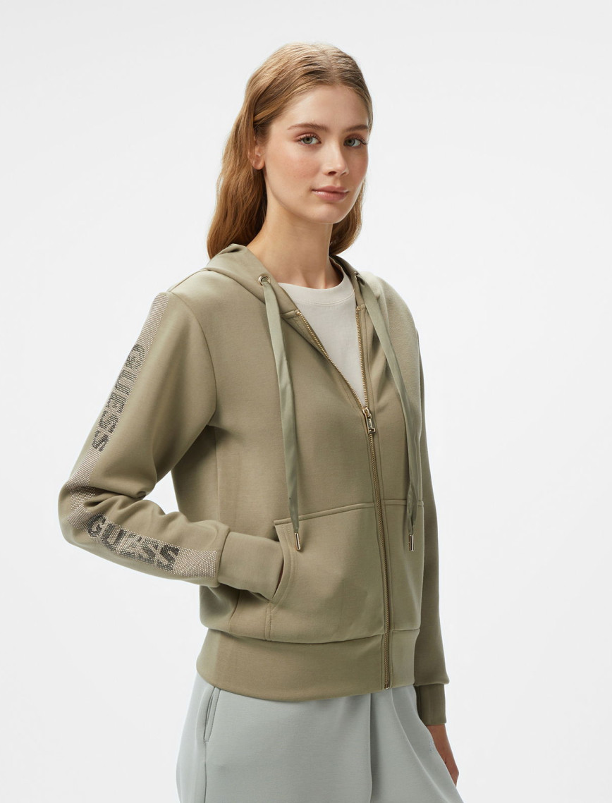 Guess Kadın Haki Sweatshirt Guess Kadın Haki Sweatshirt