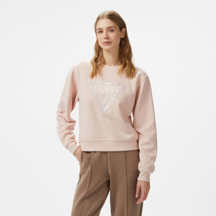 Guess Python Candy 380 Kadın Pembe Sweatshirt
