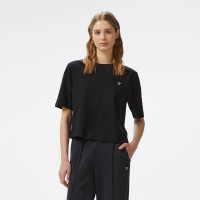 Guess Colette Boxy Mid Organic Stream 180 Kadın Siyah T-Shirt Guess Colette Boxy Mid Organic Stream 180 Kadın Siyah T-Shirt