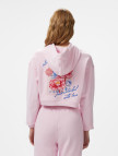 Les Benjamins Crop 003 Kadın Pembe Hoodie Les Benjamins Crop 003 Kadın Pembe Hoodie