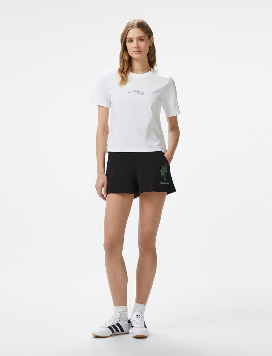 Les Benjamins Regular 030 Kadın Beyaz T-Shirt Les Benjamins Regular 030 Kadın Beyaz T-Shirt