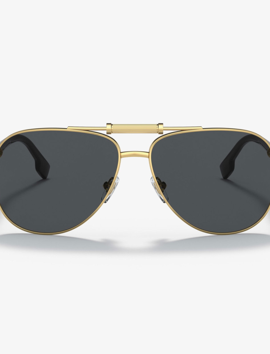 Versace VE2236 Unisex Altın Rengi Güneş Gözlüğü Versace VE2236 Unisex Altın Rengi Güneş Gözlüğü