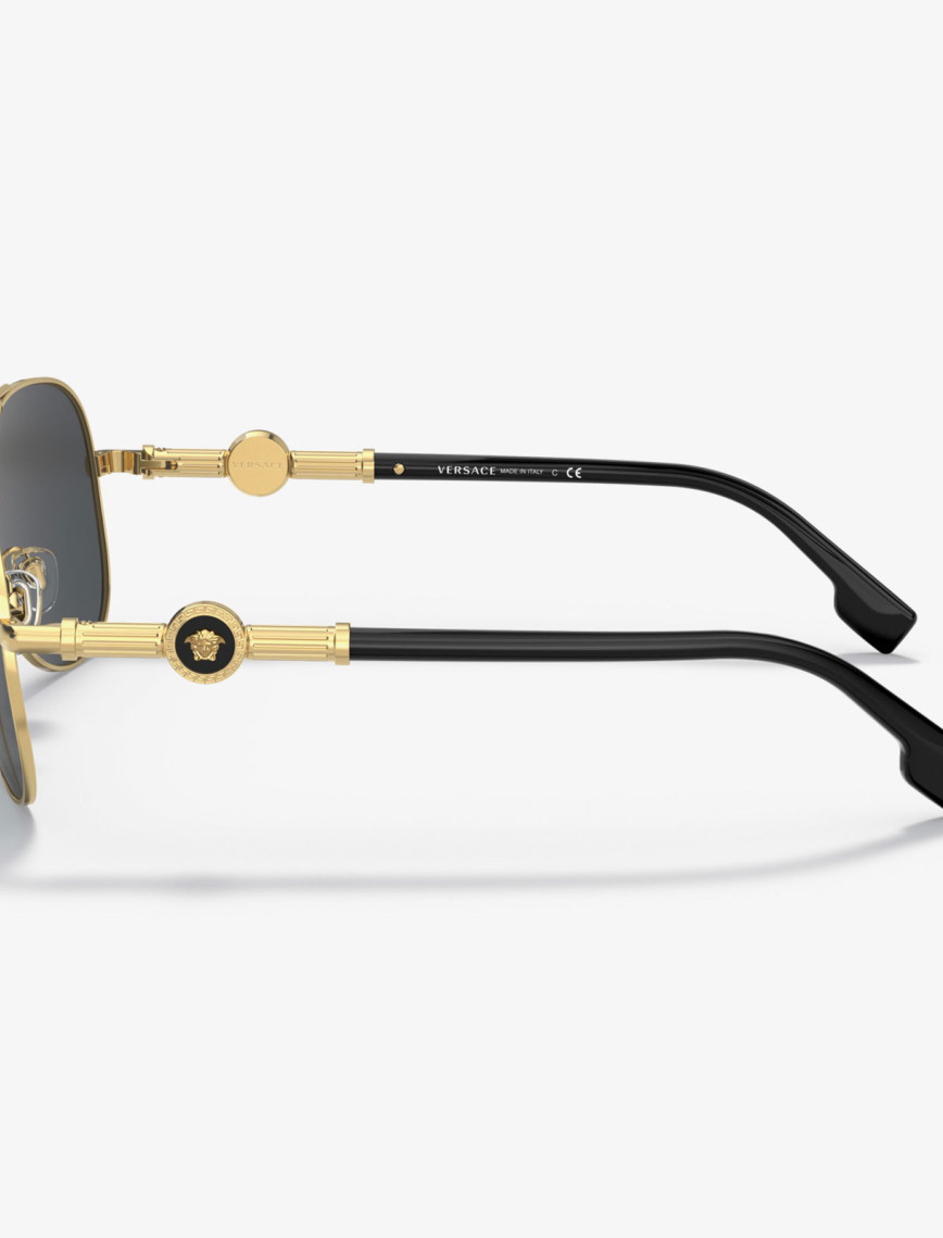 Versace VE2236 Unisex Altın Rengi Güneş Gözlüğü Versace VE2236 Unisex Altın Rengi Güneş Gözlüğü