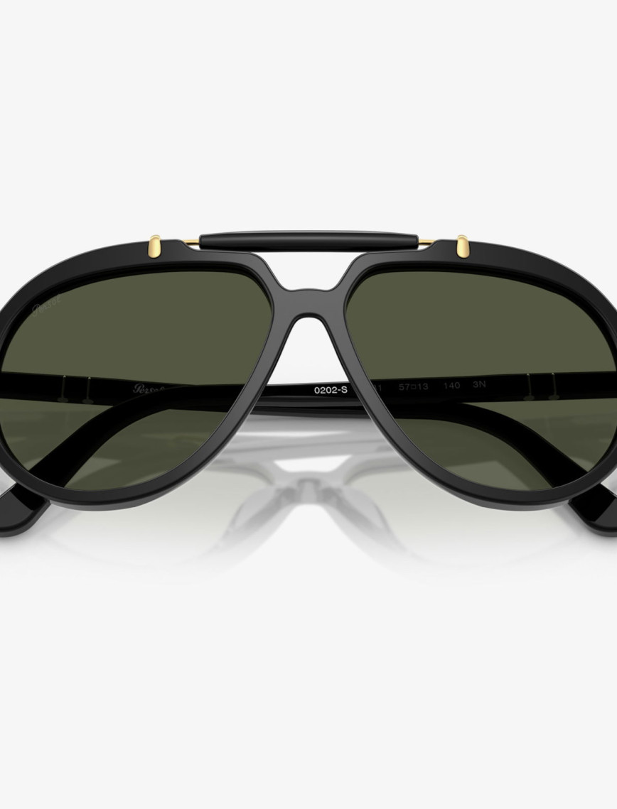 Persol PO0202S Unisex Siyah Güneş Gözlüğü Persol PO0202S Unisex Siyah Güneş Gözlüğü