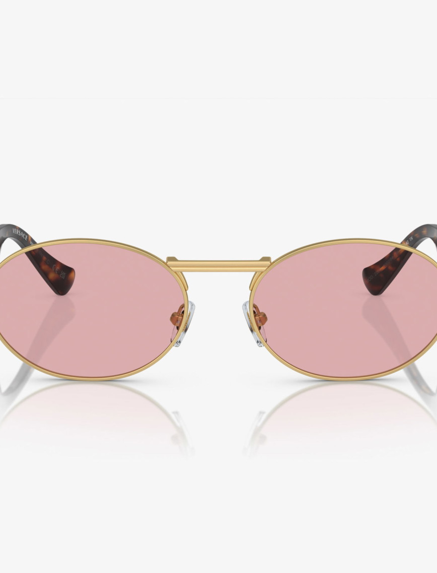 Versace VE2264 Unisex Altın Rengi Güneş Gözlüğü Versace VE2264 Unisex Altın Rengi Güneş Gözlüğü