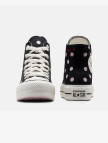 Converse Chuck Taylor All Star Lift Polka Dots Kadın Siyah Platform Sneaker Converse Chuck Taylor All Star Lift Polka Dots Kadın Siyah Platform Sneaker