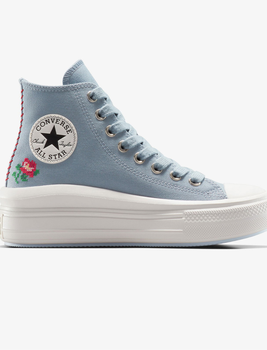 Converse Chuck Taylor All Star Motion Rose Kadın Mavi Platform Sneaker Converse Chuck Taylor All Star Motion Rose Kadın Mavi Platform Sneaker
