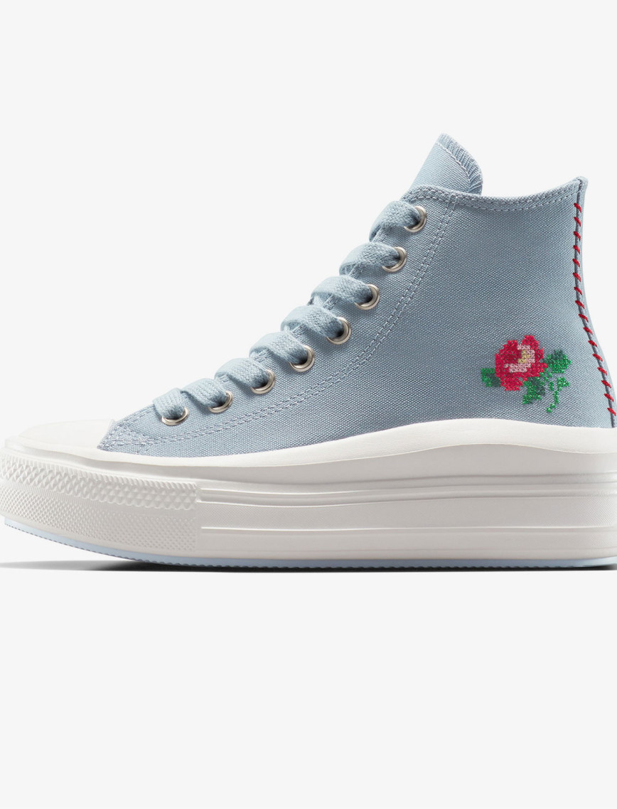 Converse Chuck Taylor All Star Motion Rose Kadın Mavi Platform Sneaker Converse Chuck Taylor All Star Motion Rose Kadın Mavi Platform Sneaker