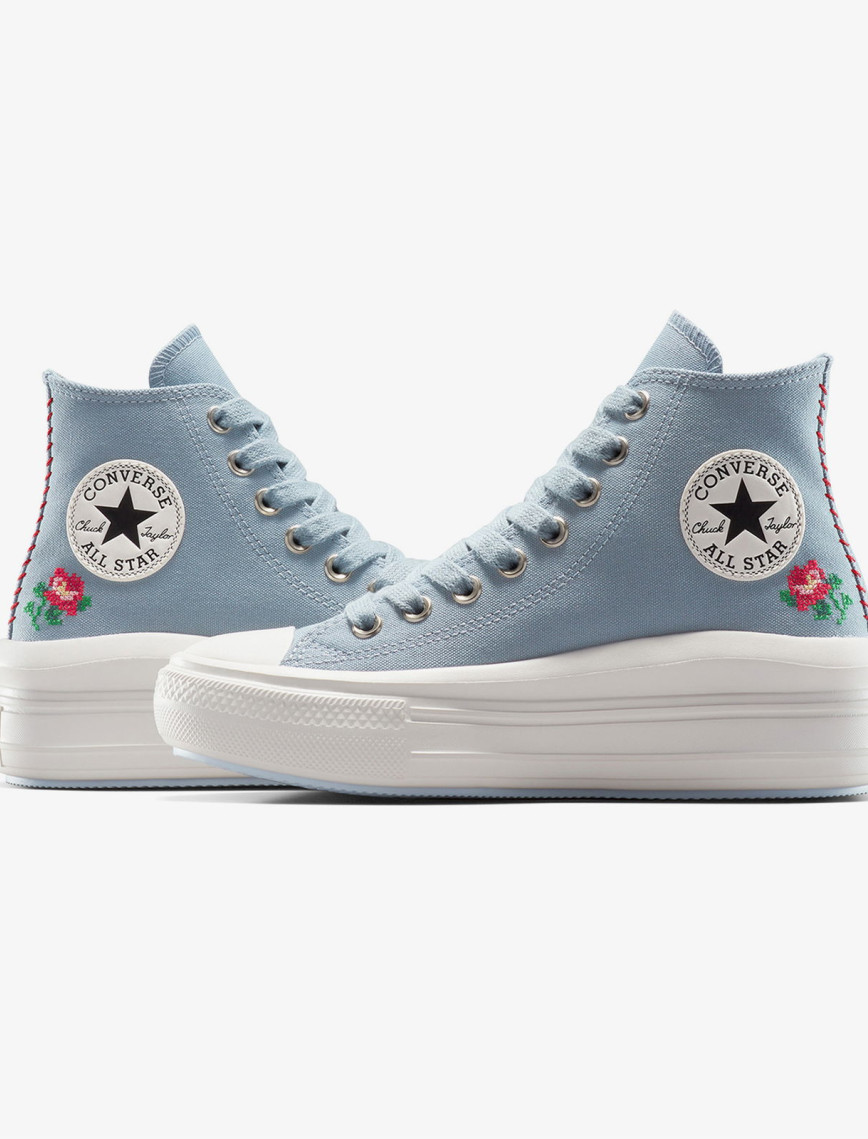Converse Chuck Taylor All Star Motion Rose Kadın Mavi Platform Sneaker Converse Chuck Taylor All Star Motion Rose Kadın Mavi Platform Sneaker