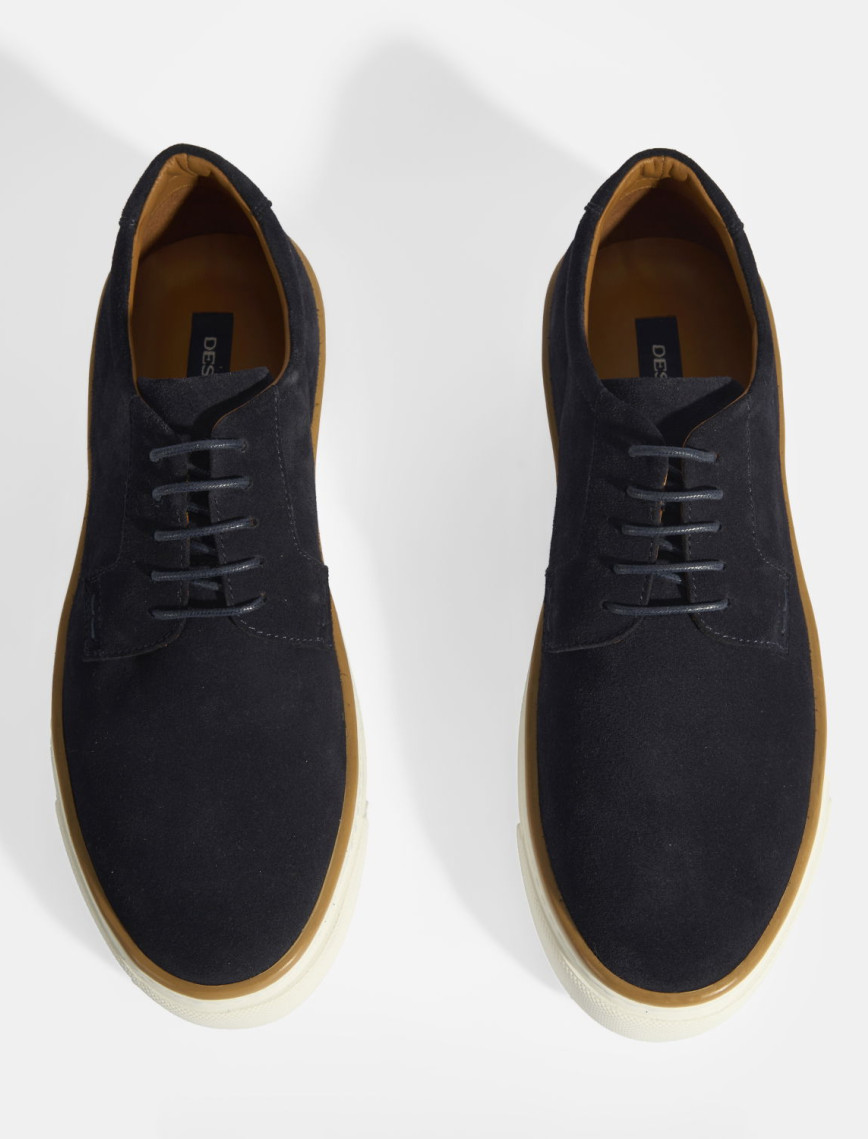 Lacivert Erkek Bağcıklı Süet Günlük Ayakkabı Lacivert Erkek Bağcıklı Süet Günlük Ayakkabı