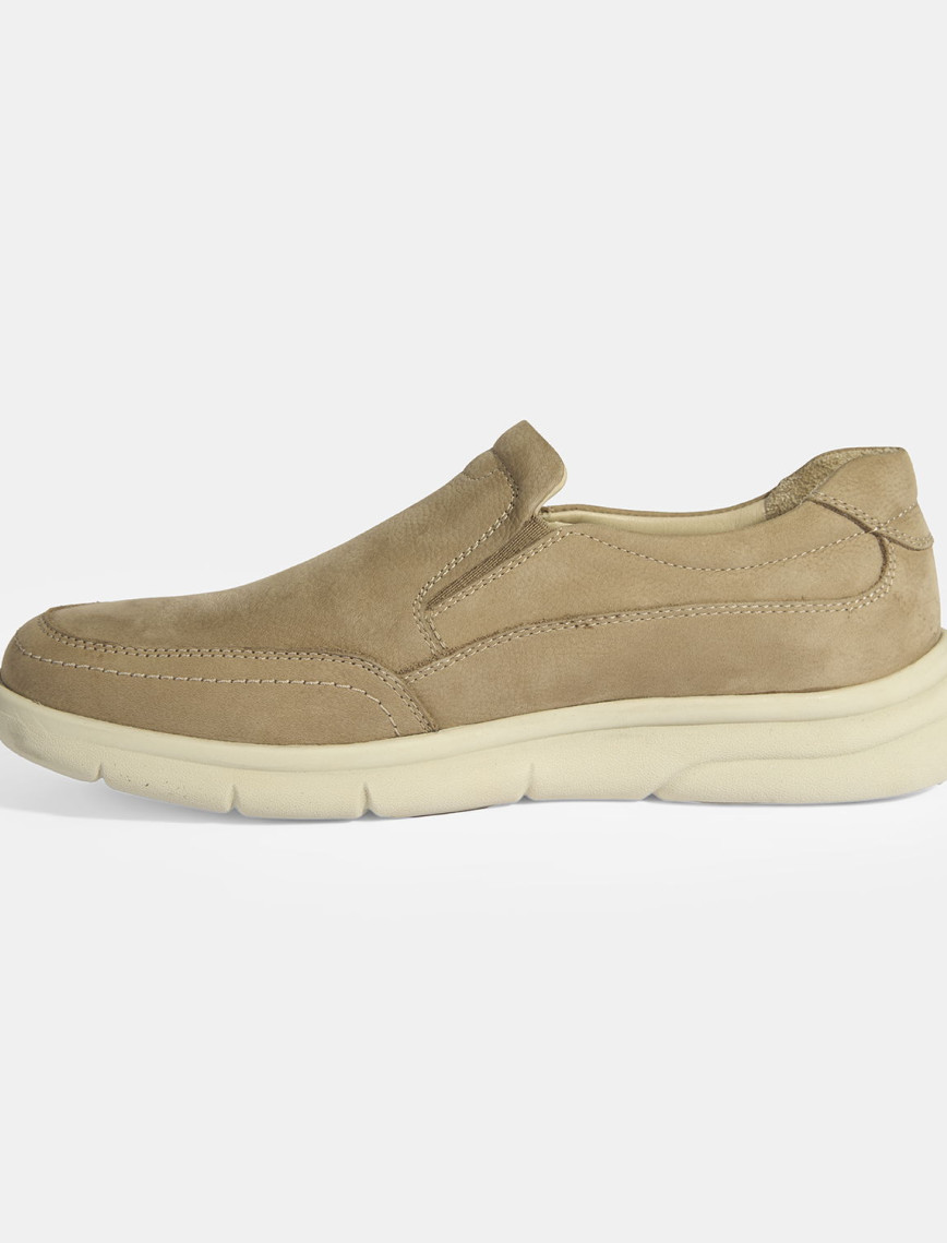 Erkek Vizon Slip-On Nubuk Deri DesaComfort Günlük Ayakkabı Erkek Vizon Slip-On Nubuk Deri DesaComfort Günlük Ayakkabı