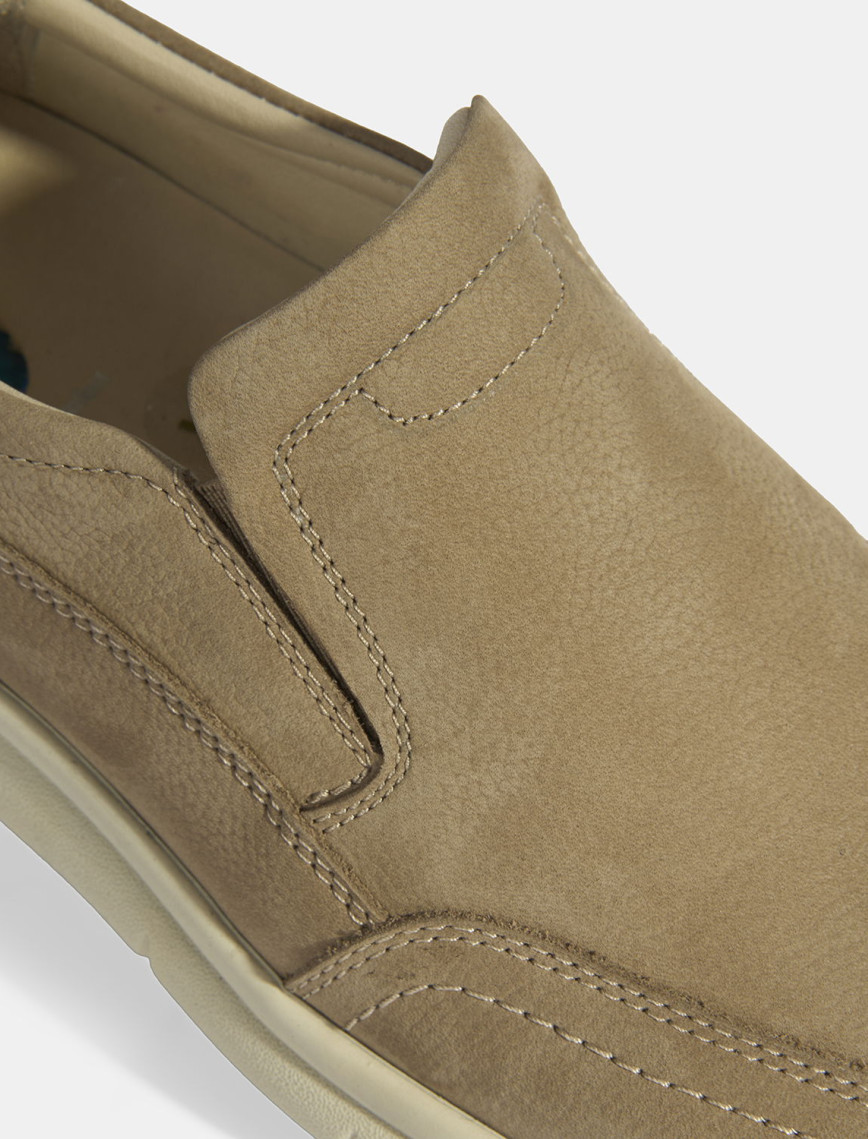 Erkek Vizon Slip-On Nubuk Deri DesaComfort Günlük Ayakkabı Erkek Vizon Slip-On Nubuk Deri DesaComfort Günlük Ayakkabı