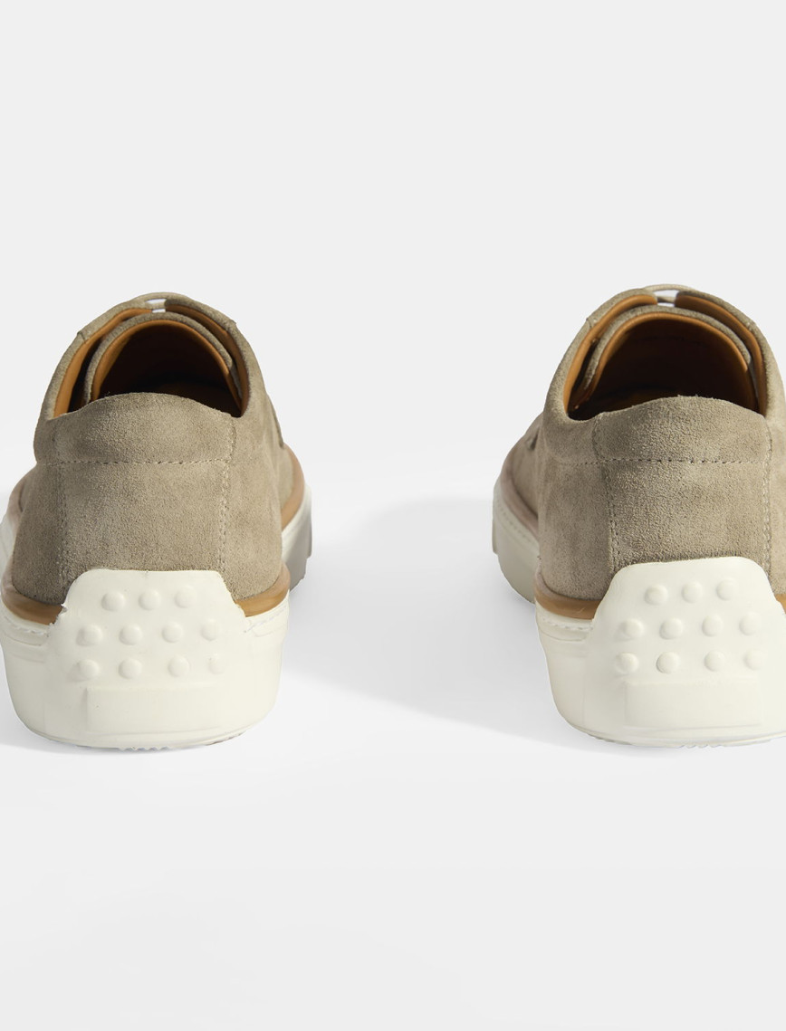 Bej Erkek Bağcıklı Süet Günlük Ayakkabı Bej Erkek Bağcıklı Süet Günlük Ayakkabı