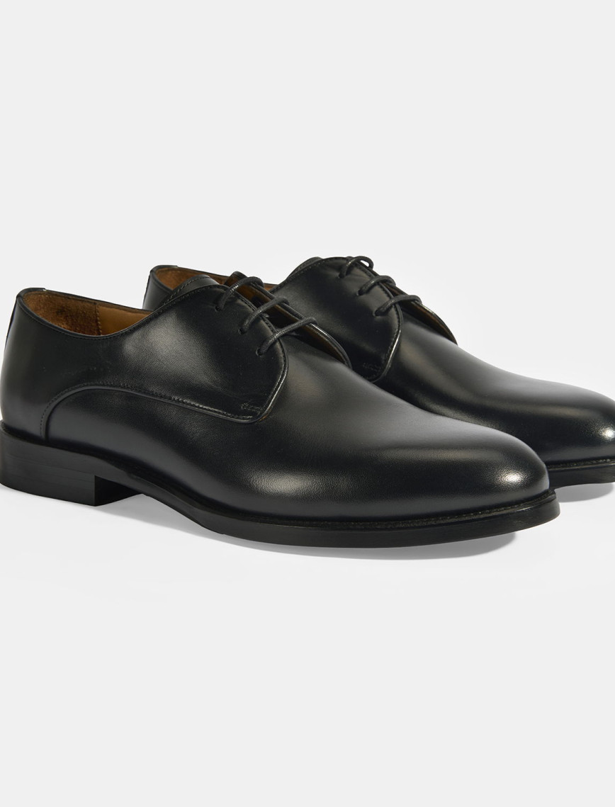 Siyah Erkek Bağcıklı Klasik Ayakkabı Siyah Erkek Bağcıklı Klasik Ayakkabı