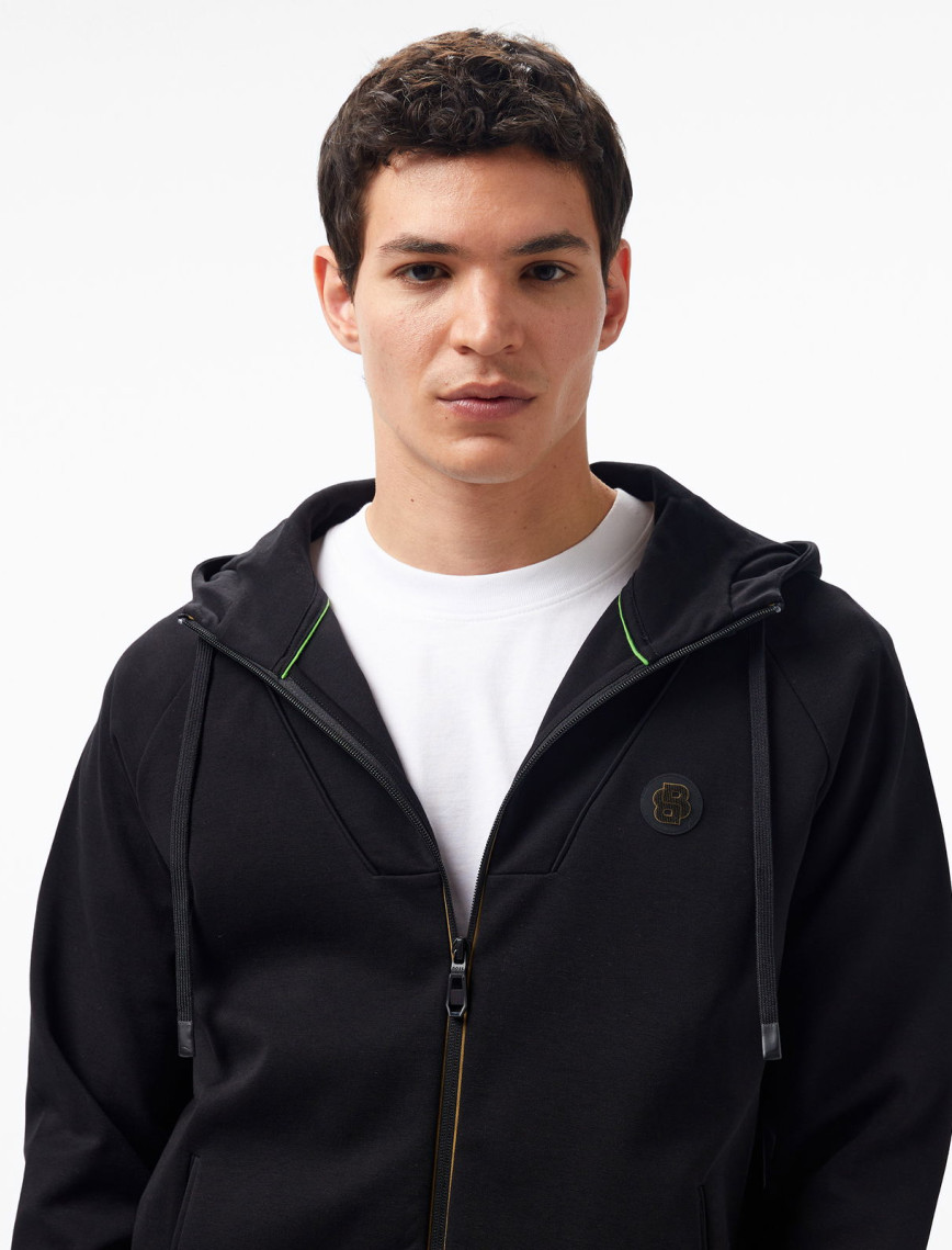 Boss Erkek Siyah Sweatshirt Boss Erkek Siyah Sweatshirt