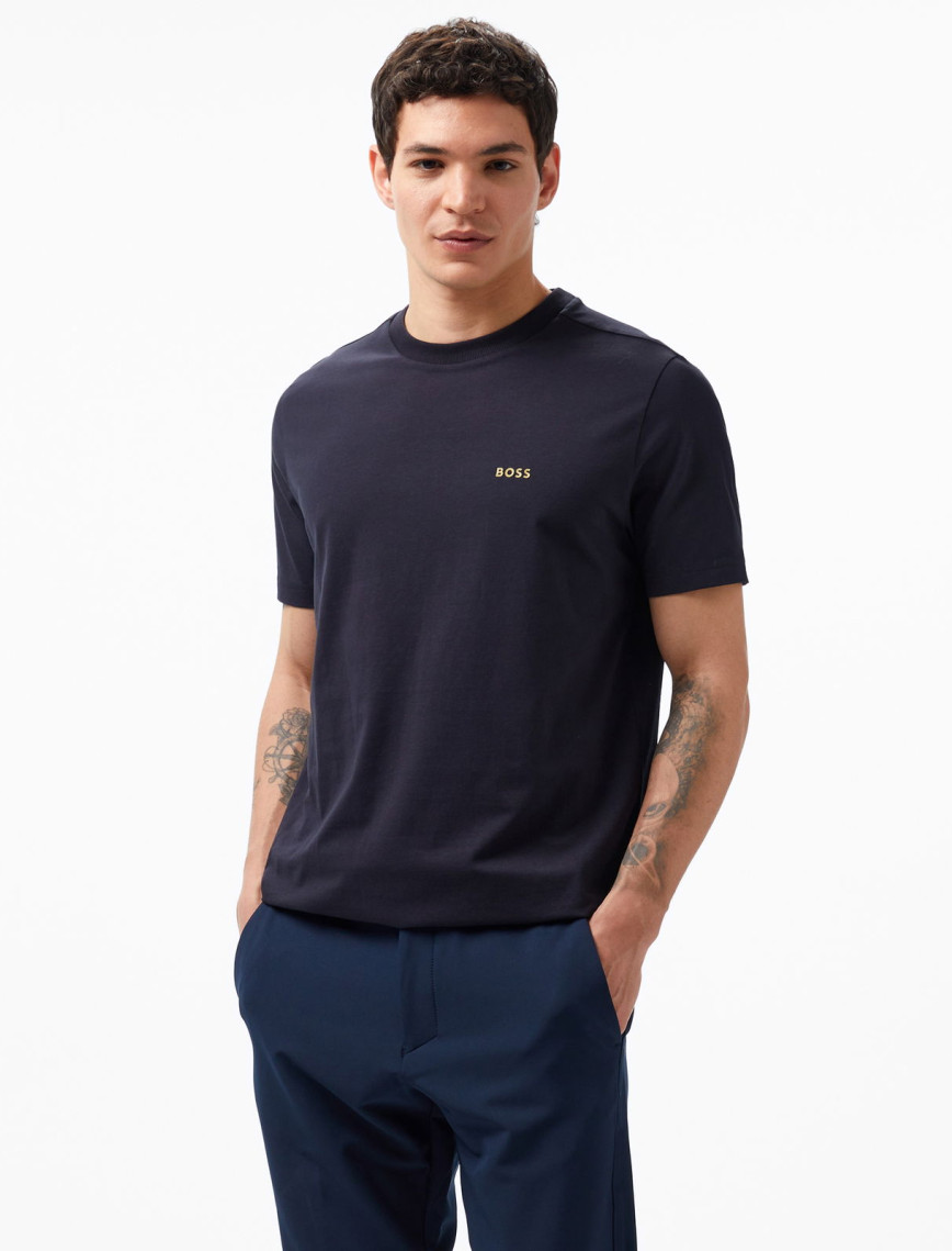 Boss Erkek Mavi T-Shirt Boss Erkek Mavi T-Shirt