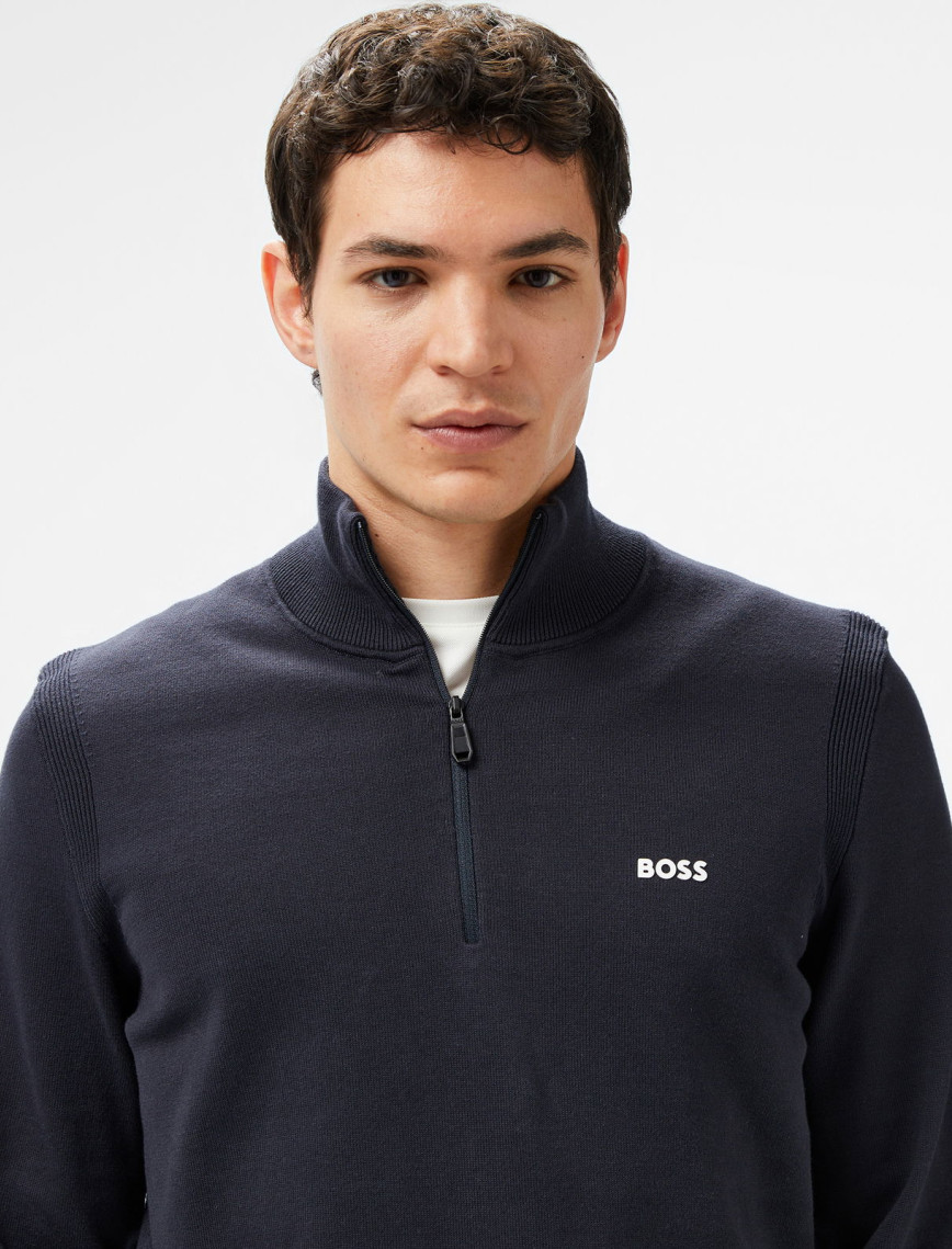 Boss Erkek Lacivert Kazak Boss Erkek Lacivert Kazak