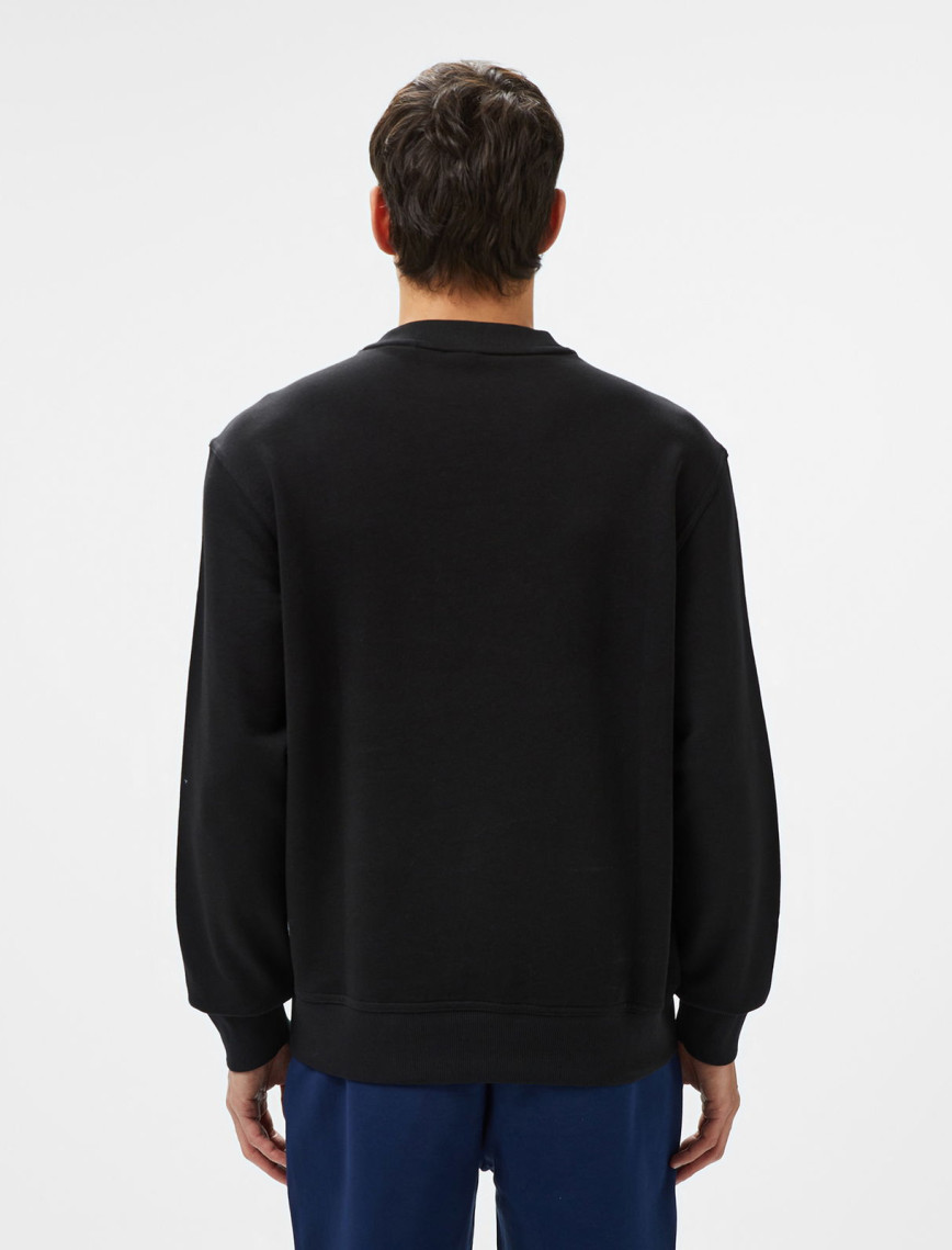 Boss Erkek Siyah Sweatshirt Boss Erkek Siyah Sweatshirt