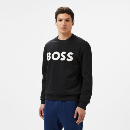 Boss Erkek Siyah Sweatshirt Boss Erkek Siyah Sweatshirt