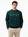 Boss Erkek Koyu Mavi Sweatshirt Boss Erkek Koyu Mavi Sweatshirt