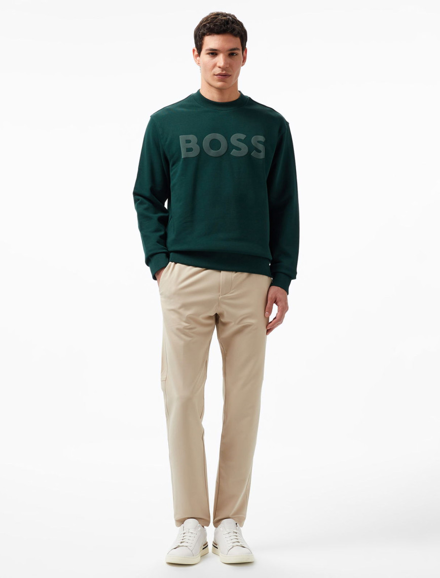 Boss Webasiccrew Erkek Yeşil Sweatshirt Boss Webasiccrew Erkek Yeşil Sweatshirt