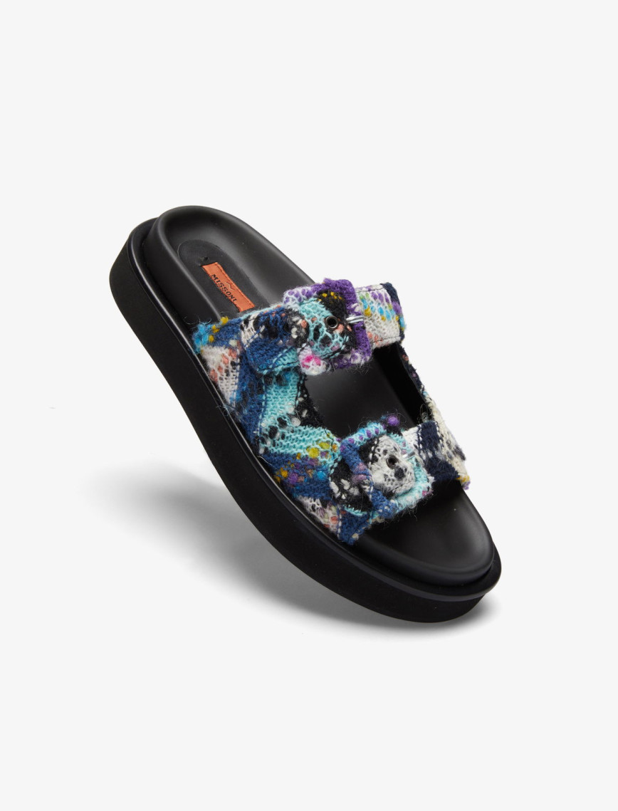 Missoni Kadın Mavi Sandalet Missoni Kadın Mavi Sandalet