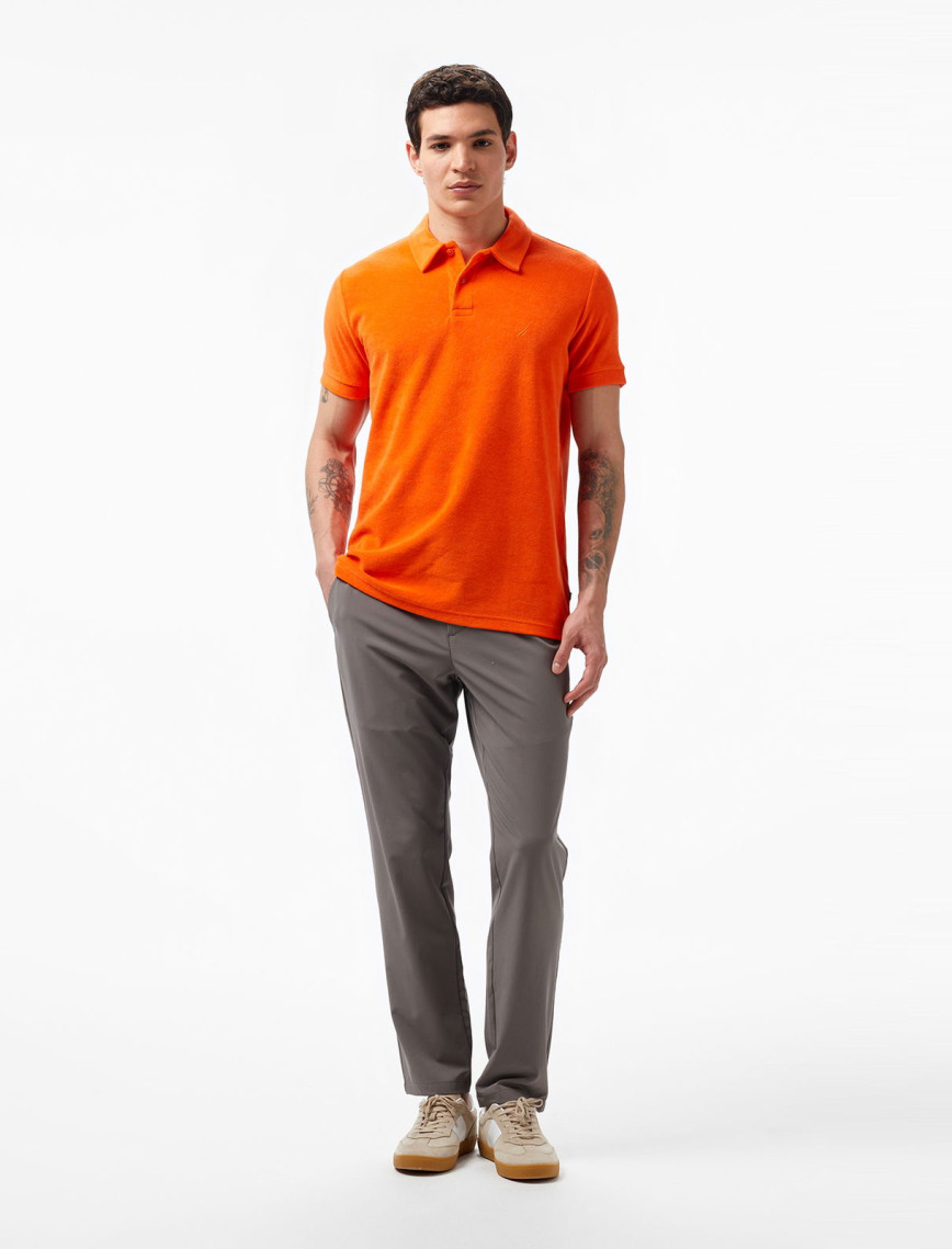 Nautica Erkek Turuncu Classic Fit Kısa Kollu Polo Nautica Erkek Turuncu Classic Fit Kısa Kollu Polo