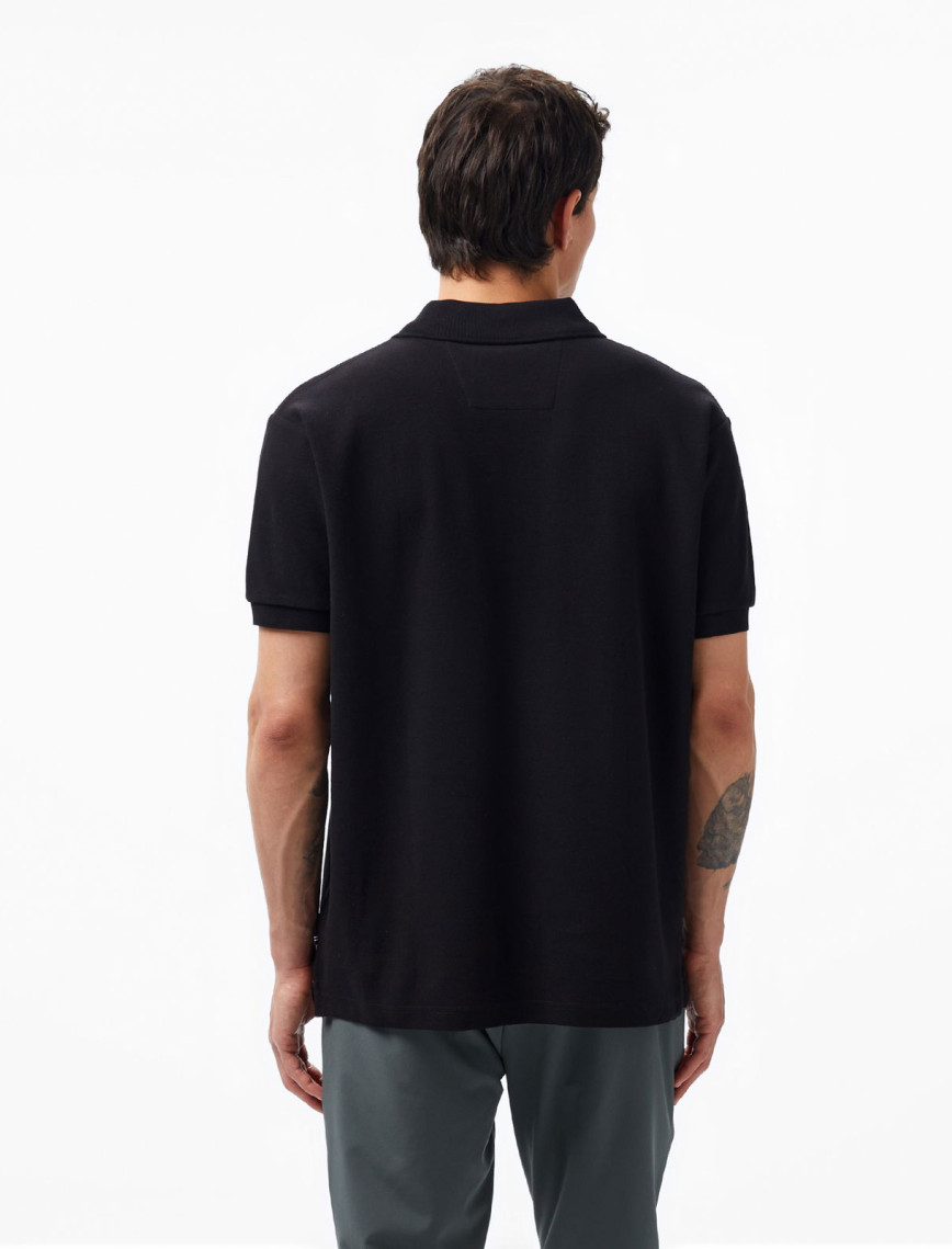 Nautica Erkek Siyah Classic Fit Kısa Kollu Polo Nautica Erkek Siyah Classic Fit Kısa Kollu Polo