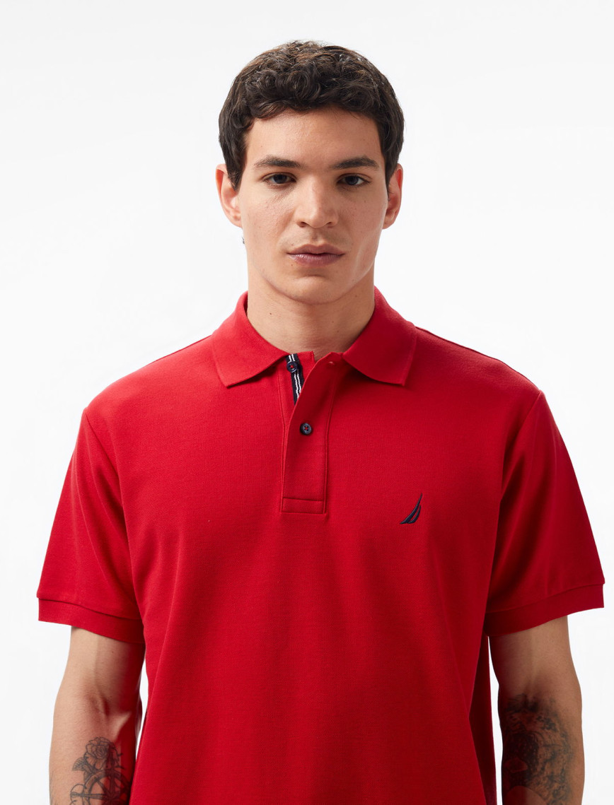 Nautica Erkek Kırmızı Classic Fit Kısa Kollu Polo Nautica Erkek Kırmızı Classic Fit Kısa Kollu Polo