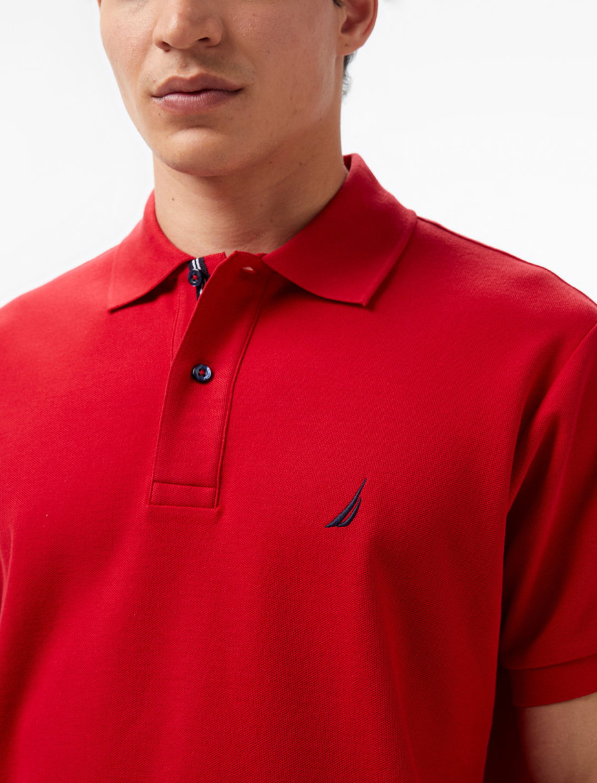 Nautica Erkek Kırmızı Classic Fit Kısa Kollu Polo Nautica Erkek Kırmızı Classic Fit Kısa Kollu Polo