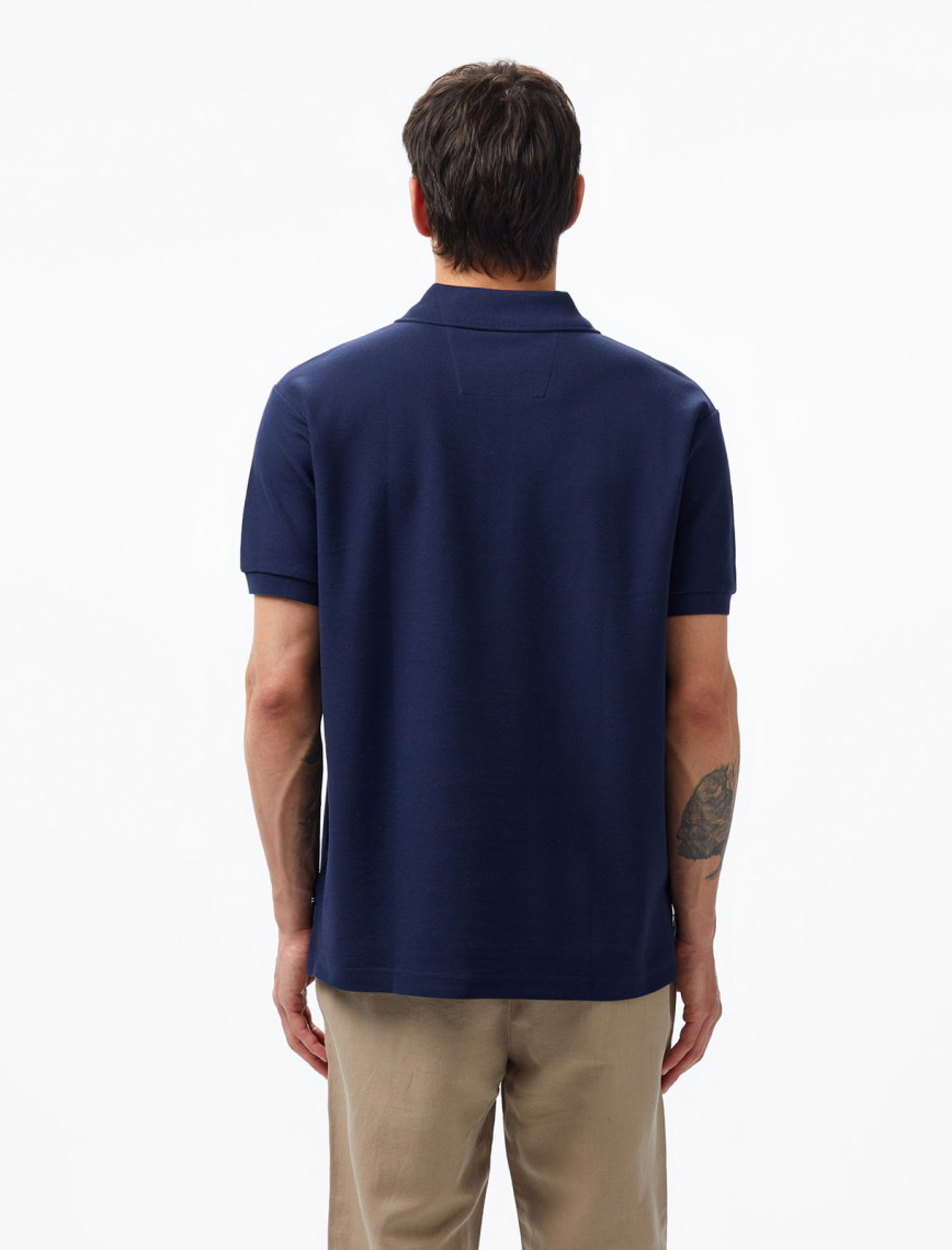 Nautica Erkek Lacivert Classic Fit Kısa Kollu Polo Nautica Erkek Lacivert Classic Fit Kısa Kollu Polo