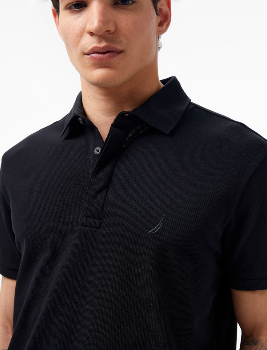 Nautica Erkek Siyah Slim Fit Kısa Kollu Polo Nautica Erkek Siyah Slim Fit Kısa Kollu Polo
