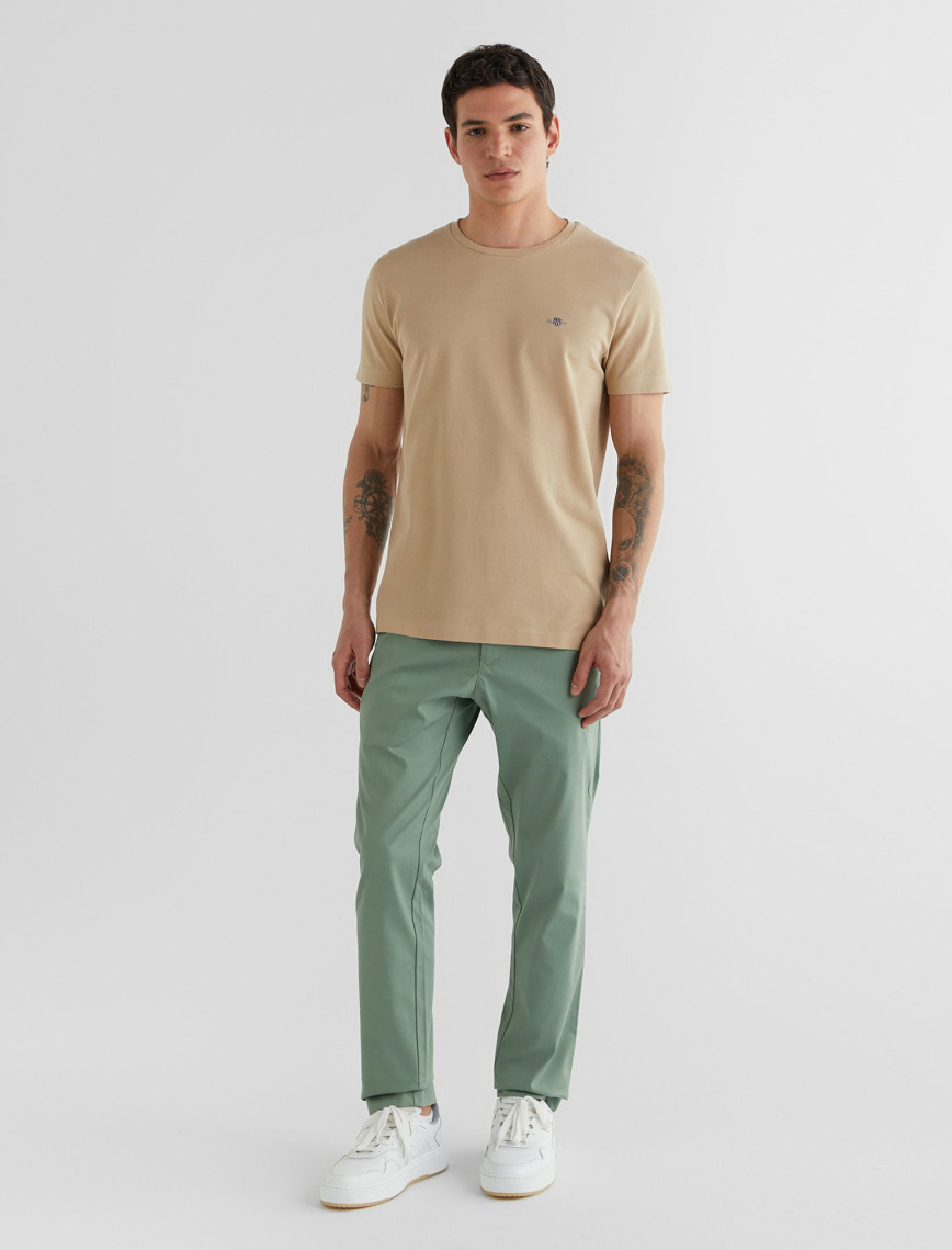 GANT Erkek Krem Slim Fit Pantolon GANT Erkek Krem Slim Fit Pantolon