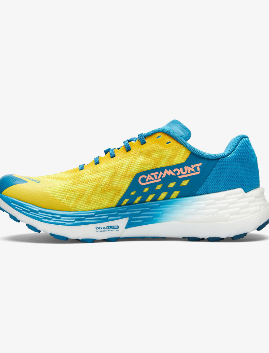 Brooks Catamount 4 Erkek Sarı/Mavi Koşu Ayakkabısı Brooks Catamount 4 Erkek Sarı/Mavi Koşu Ayakkabısı