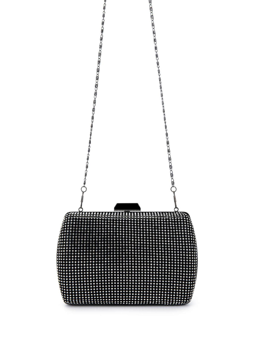 Tamer Tanca Kadın Vegan Siyah Abiye Çanta Tamer Tanca Kadın Vegan Siyah Abiye Çanta